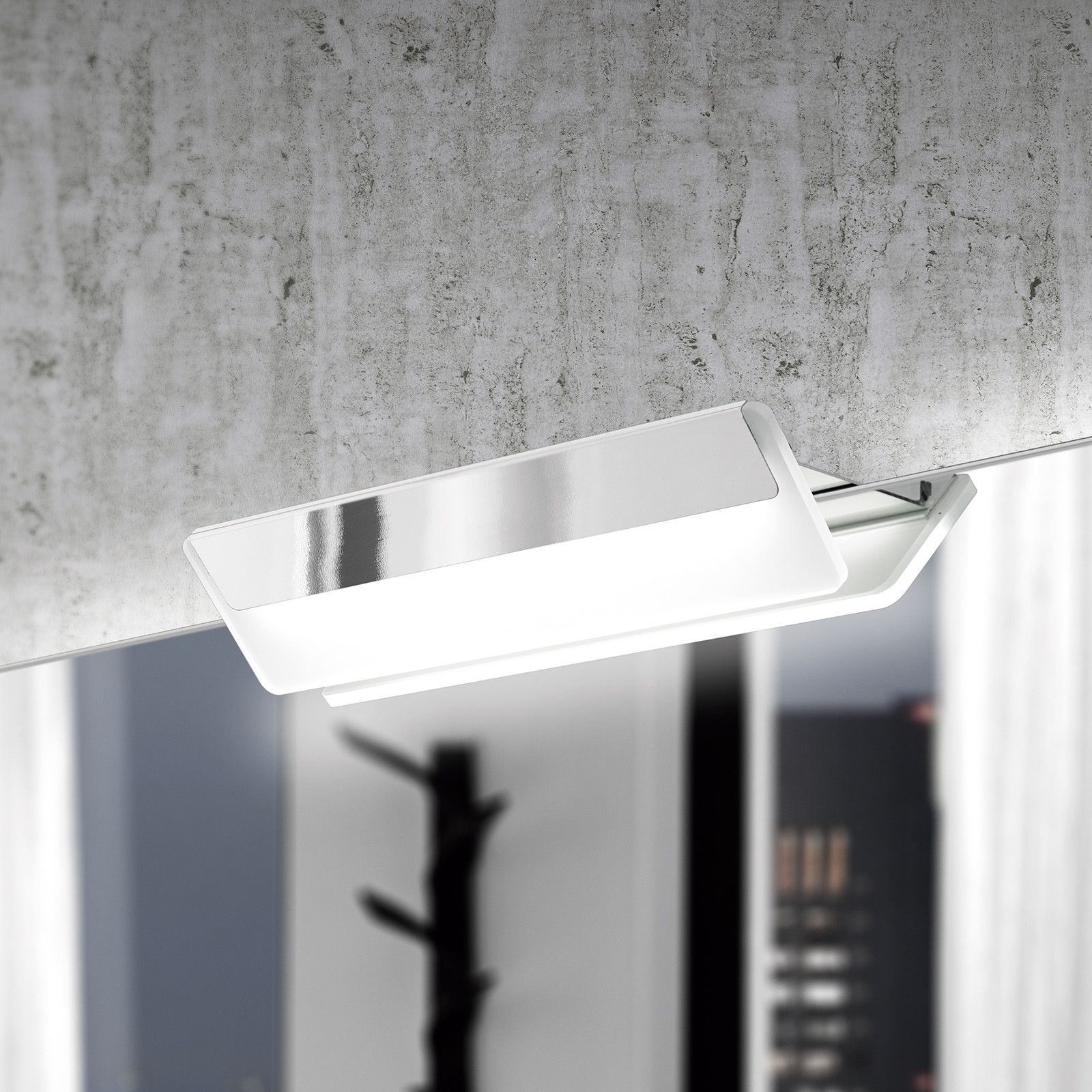 Aplike - Espejo de Baño Rectangular con Luz LED - Función AntiVaho - Luz  Blanca Neutra (4000K) - 80 x 70cm