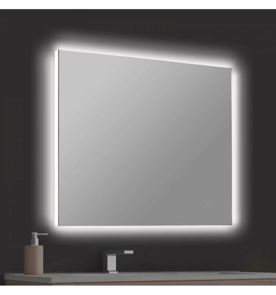 iluminacion indirecta led espejo cuadrado