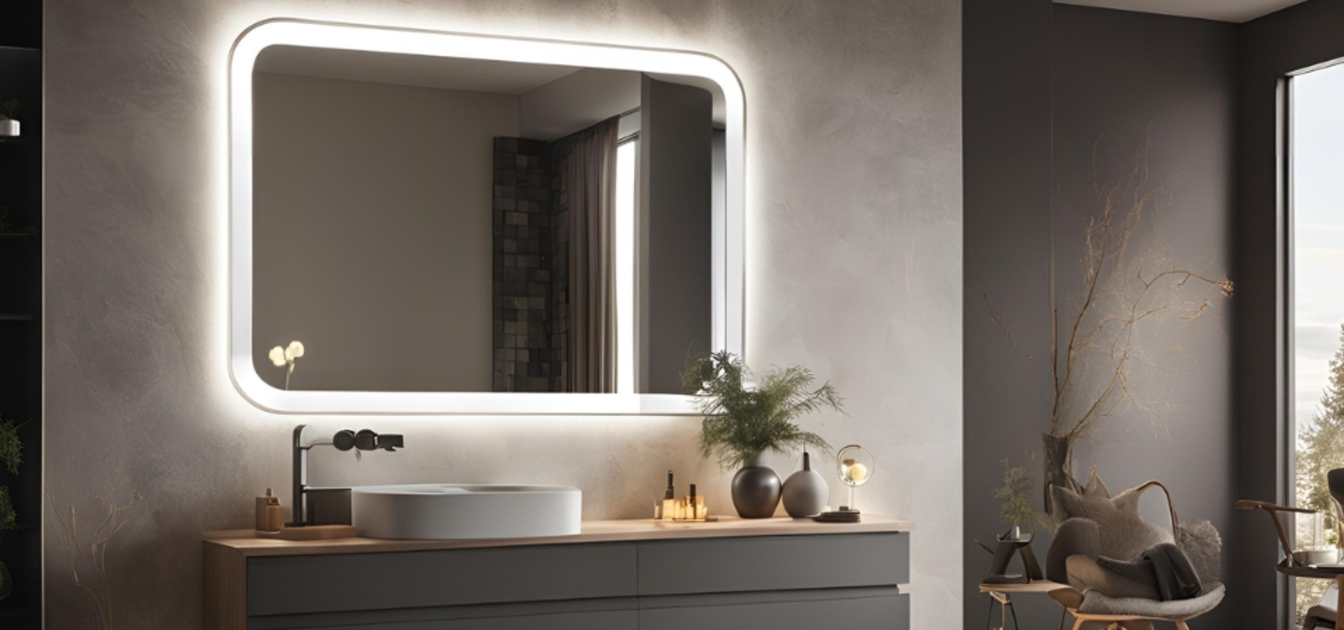 funciones de un espejo led