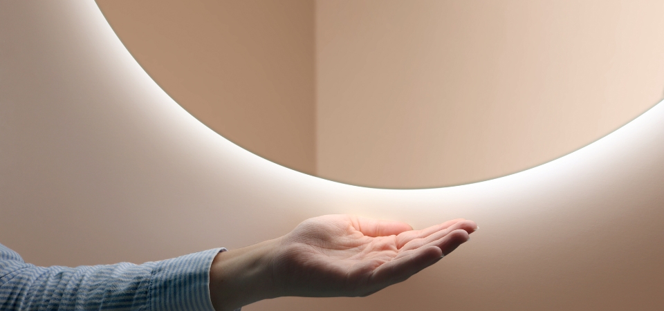 funcion espejo led sensor de movimiento