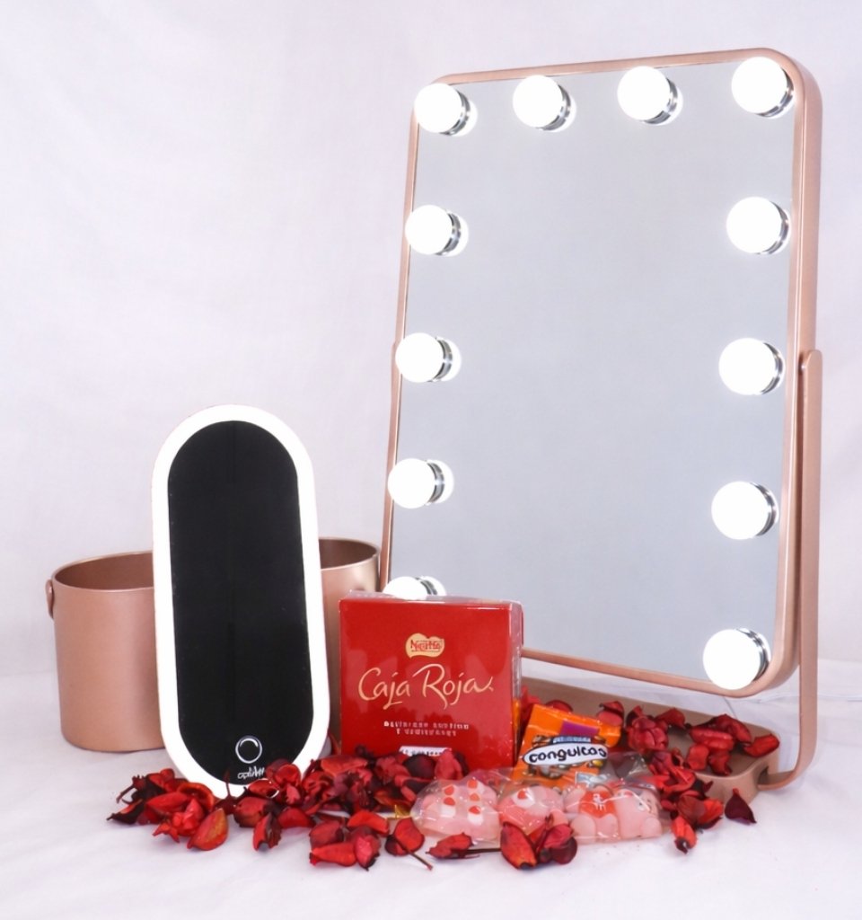 espejo led maquillaje tocador
