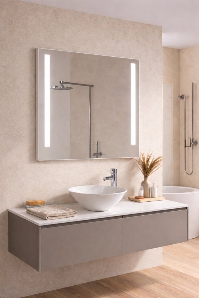 comprar espejo led para baño moderno
