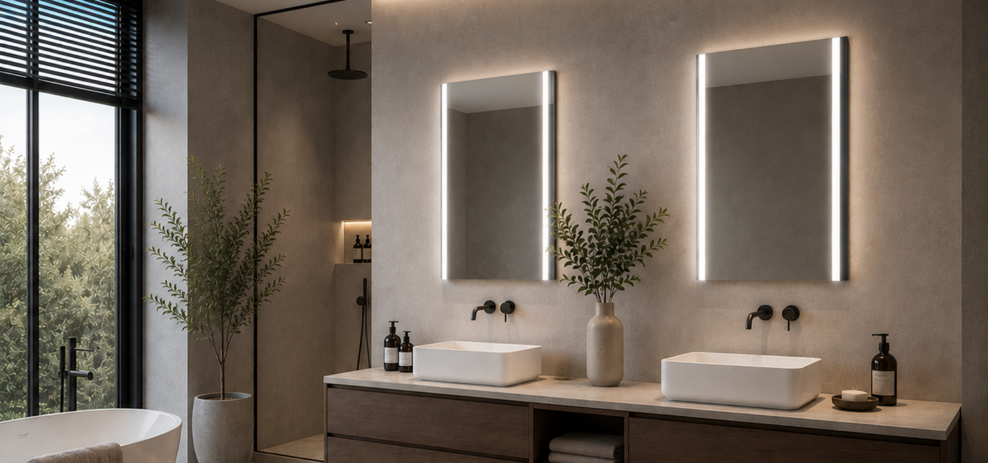 Guía rápida para comprar espejos LED según el estilo de tu baño