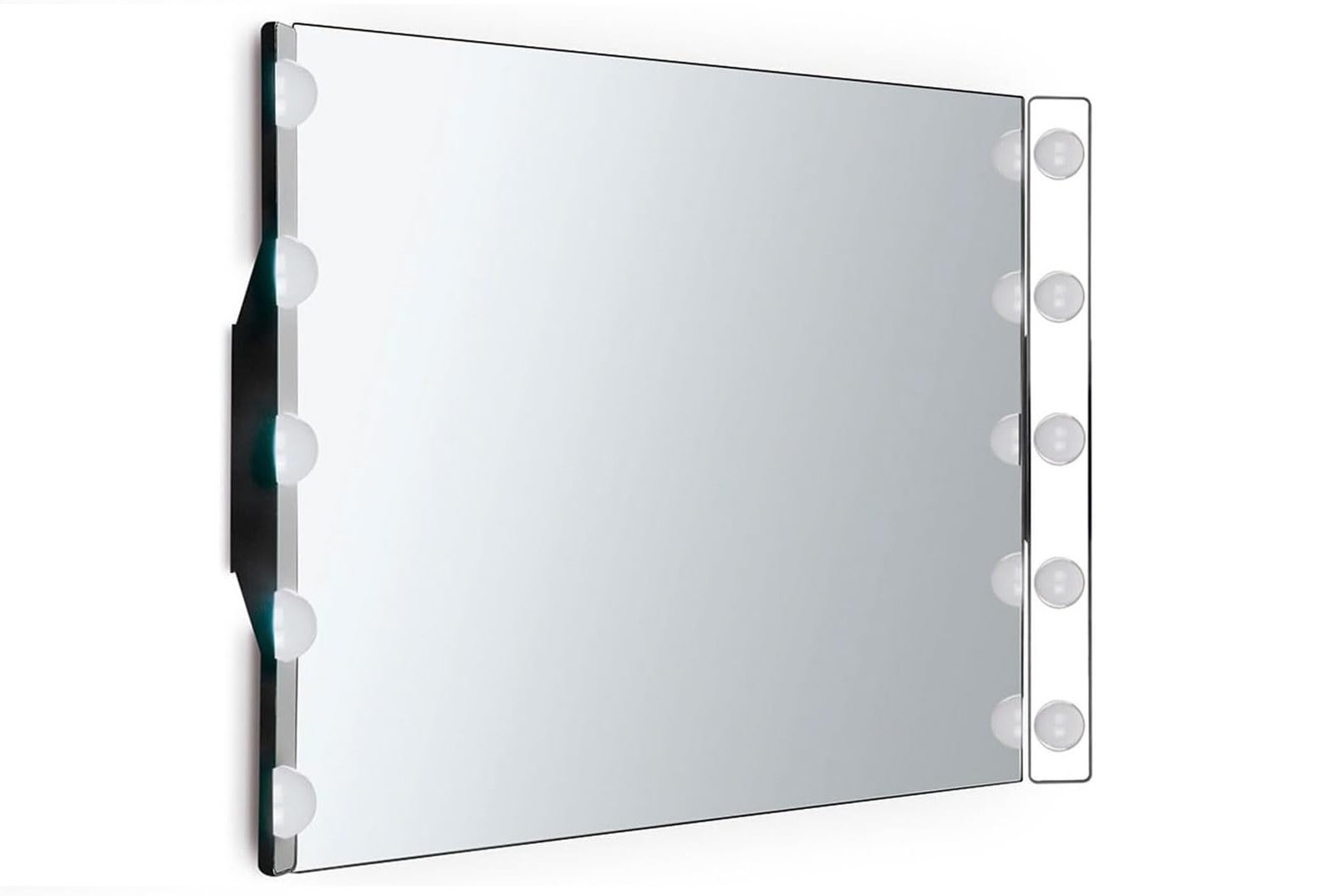 espejo de maquillaje con luz led grande 80x60