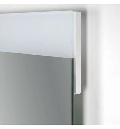 marco de un espejo rectangular con luz