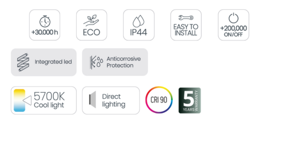 espejo rectangular modelo mia organizer